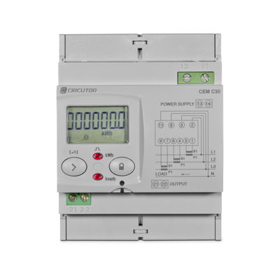 Contador de energia trifásico indireto