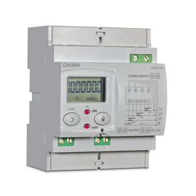 Contador de energia trifásico indireto com certificado MID