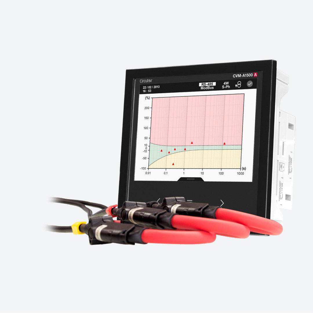 Analisador de redes painel com registo de eventos de qualidade e transitórios Certificado de Calibración de acordo com a Classe A (IEC 61000-4-30 Ed. – Imagem 4 de 5