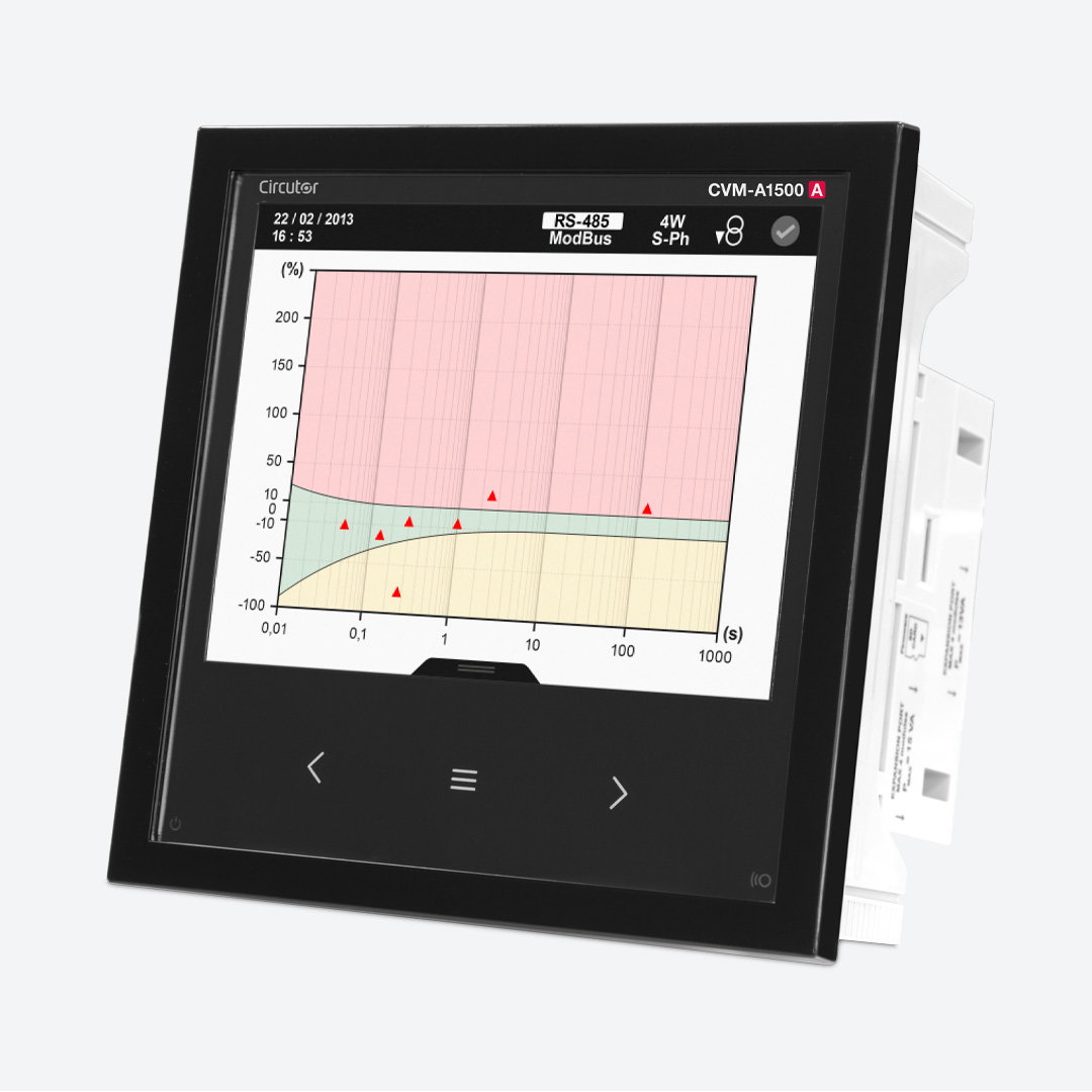 Analisador de redes painel com registo de eventos de qualidade e transitórios Certificado de Calibración de acordo com a Classe A (IEC 61000-4-30 Ed. – Imagem 4 de 5