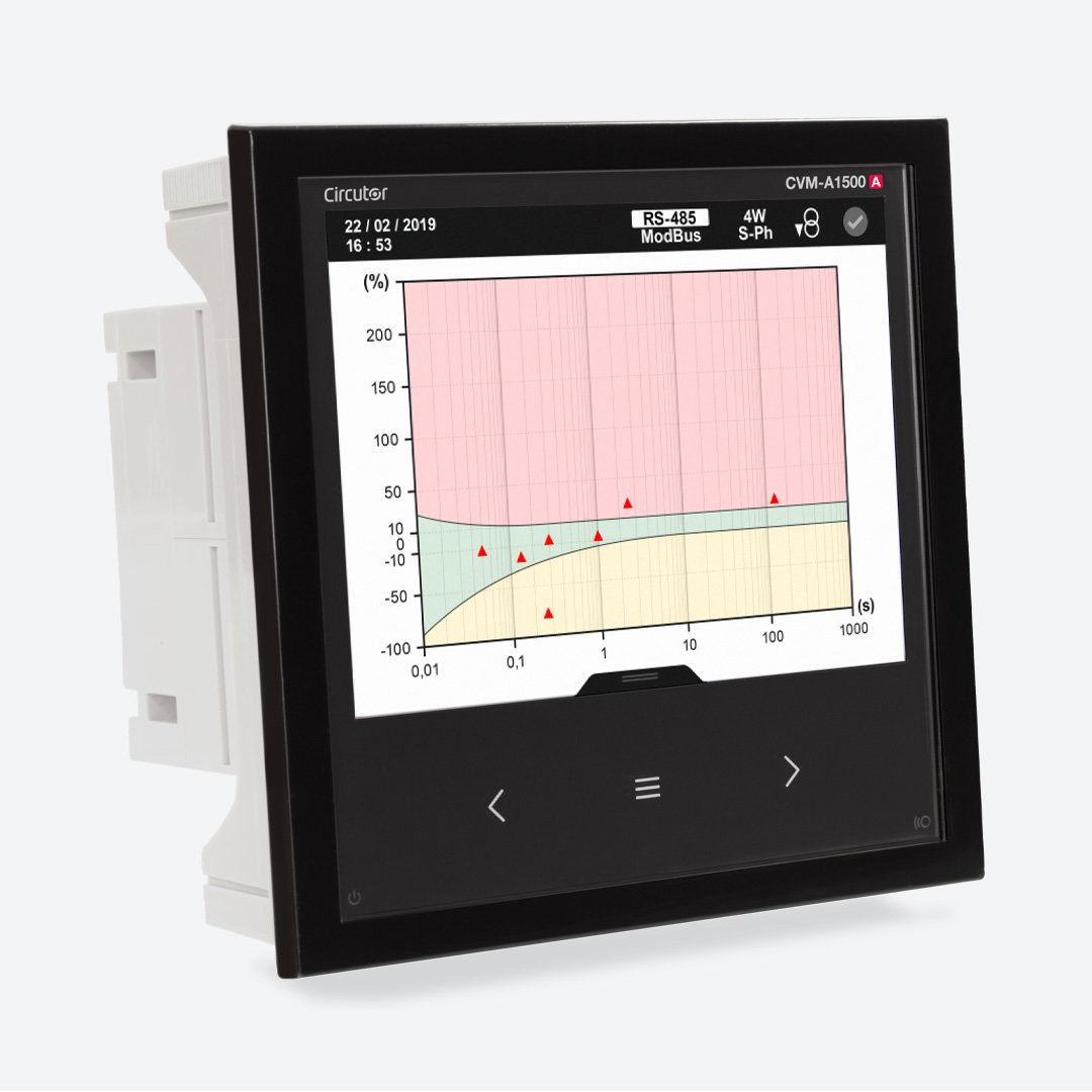 Analisador de redes painel com registo de eventos de qualidade e transitórios Certificado de Calibración de acordo com a Classe A (IEC 61000-4-30 Ed. – Imagem 2 de 5