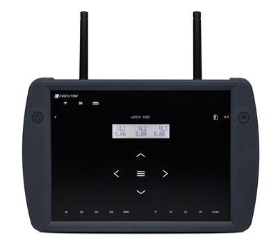 Analisador de redes portátil trifásico com registo de eventos de qualidade e transitórios Certificado de Calibración de acordo com a Classe A (IEC 610