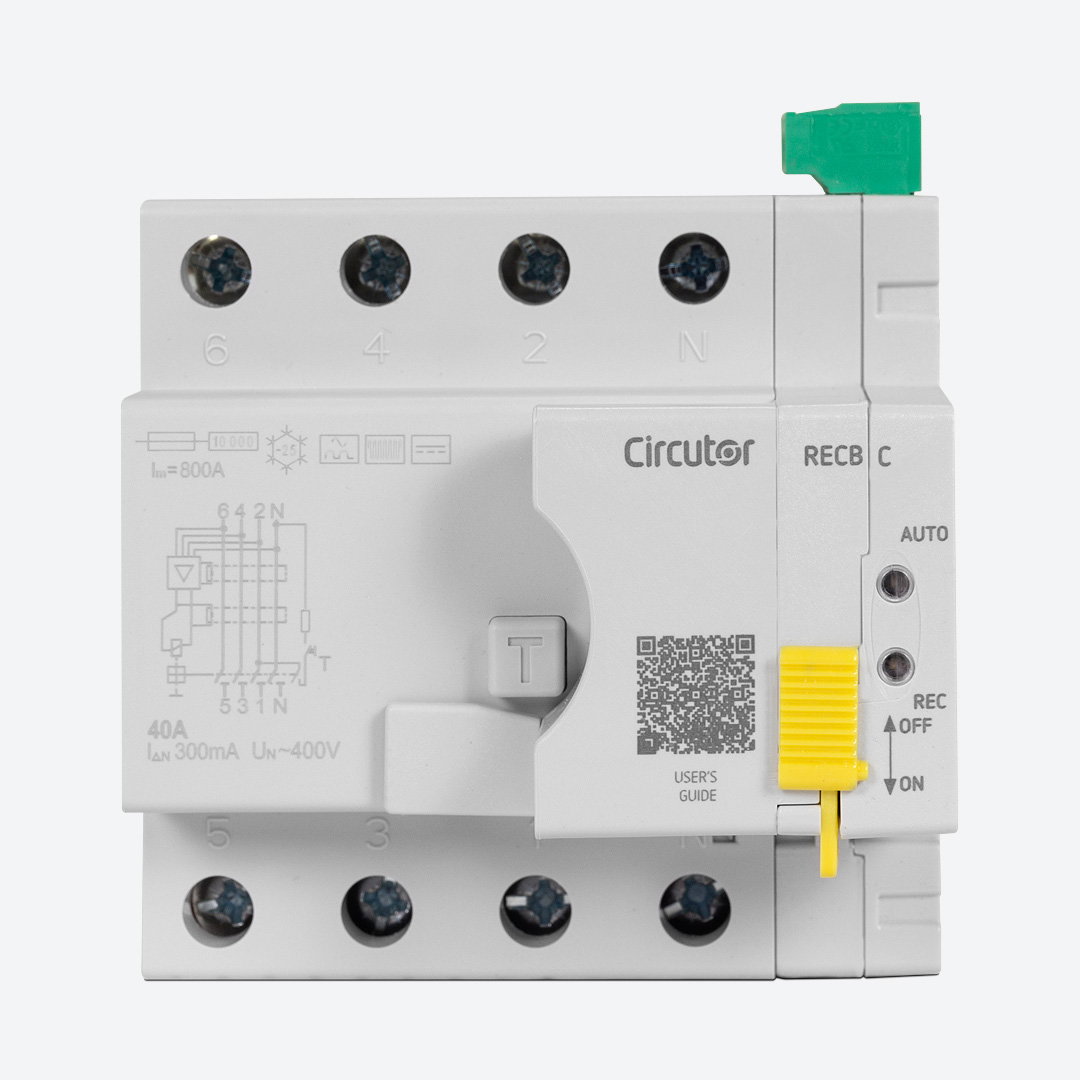Interruptor diferencial com sistema de religação, tipo B – Imagem 3 de 5