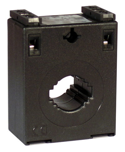 Transformador de corrente com conversor 4...20 mA, pletina 25x5 mm