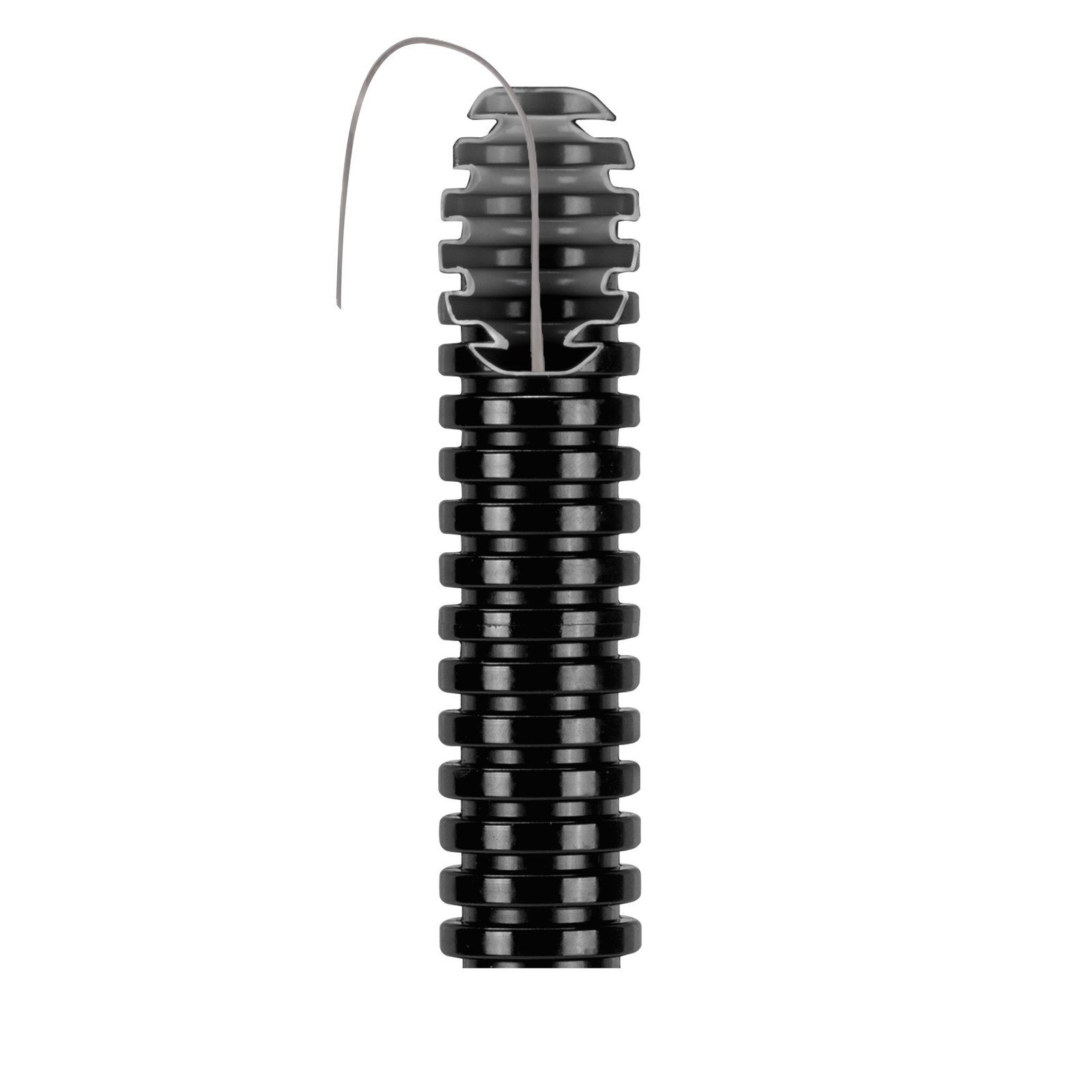 TUBO CORRUGADO MEDIO FK15 - Ø 40MM - CON GUIA PARA CABLES - NEGRO