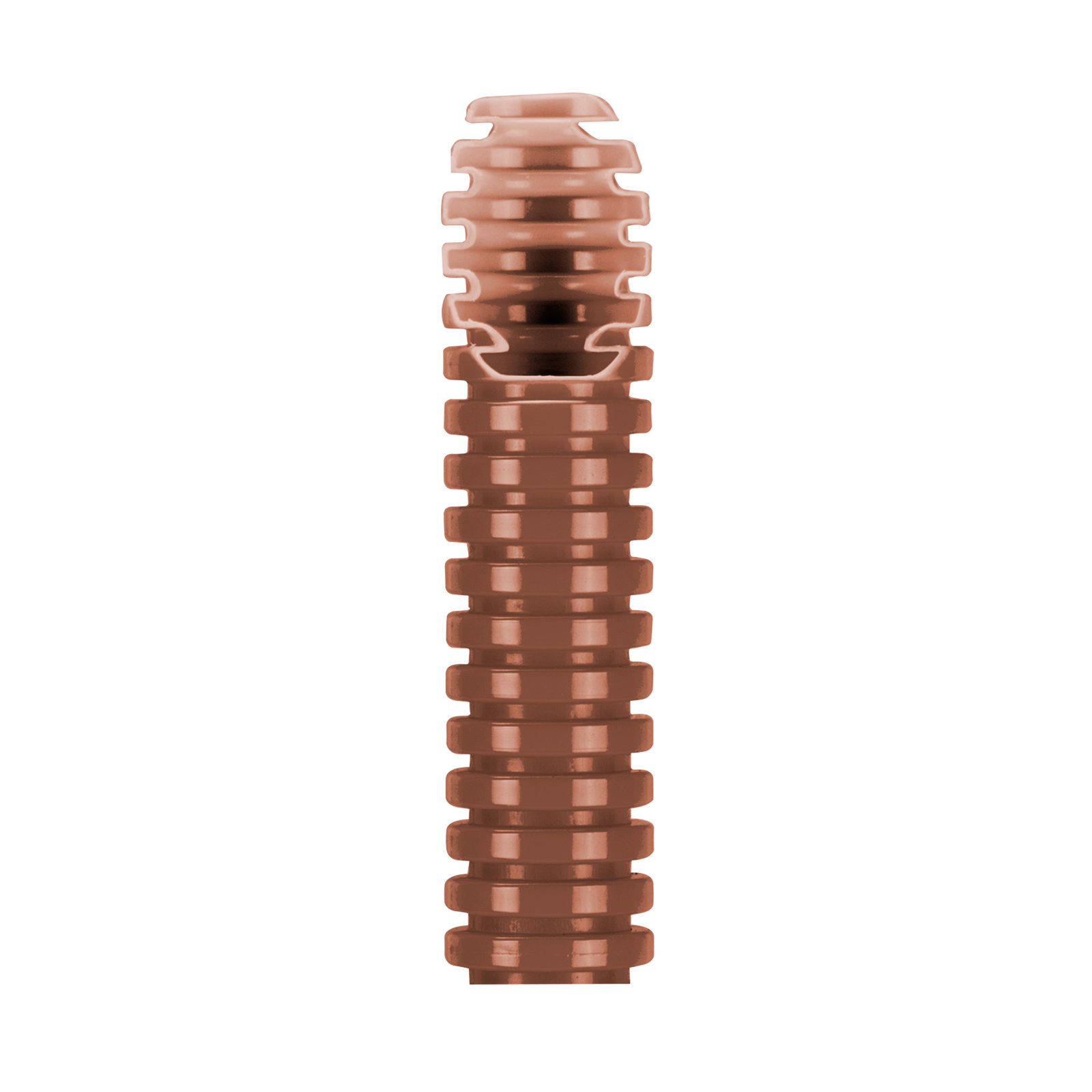 TUBO CORRUGADO MEDIO FK15 - Ø 50MM - SIN GUIA PARA CABLES - MARRÓN