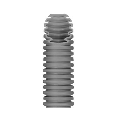 TUBO CORRUGADO MEDIO ICTA AUTOEXTINGUIBLE - Ø 20MM - SIN GUIA PARA CABLES - GRIS OSCURO