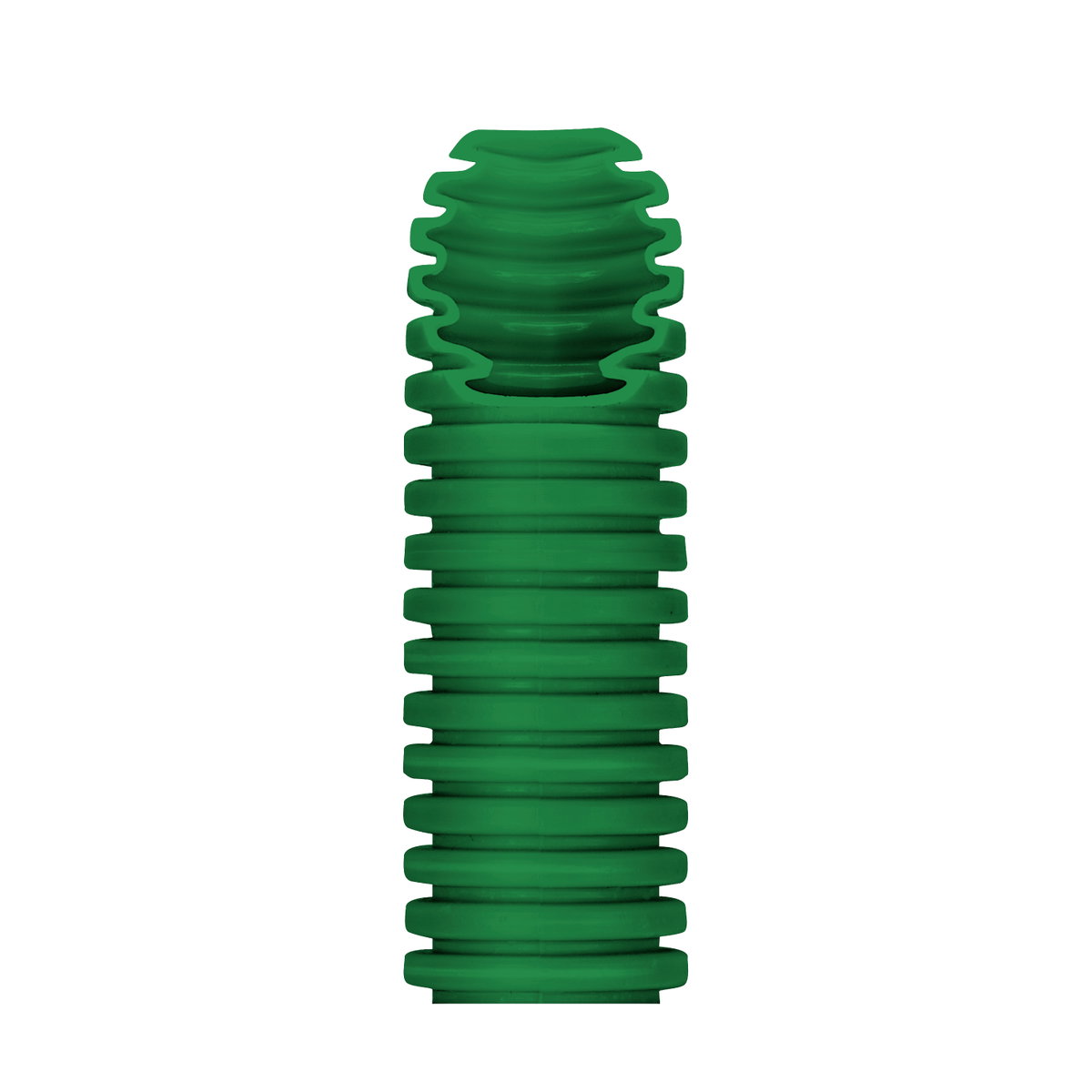 TUBO CORRUGADO MEDIO ICTA AUTOEXTINGUIBLE - Ø 16MM - SIN GUIA PARA CABLES - VERDE