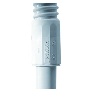 RACOR TUBO-VAINA MORBIDX - IP65 - LIBRE DE HALÓGENOS - Ø 20MM - GRIS RAL7035