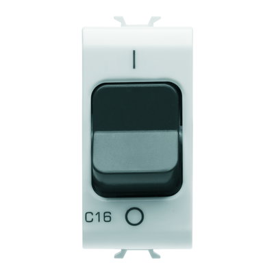 INTERRUPTOR AUTOMÁTICO MAGNETOTÉRMICO - CURVA C - 1P+N 16A 230Vca - 1 MÓDULO - BLANCO BRILLANTE - CHORUSMART