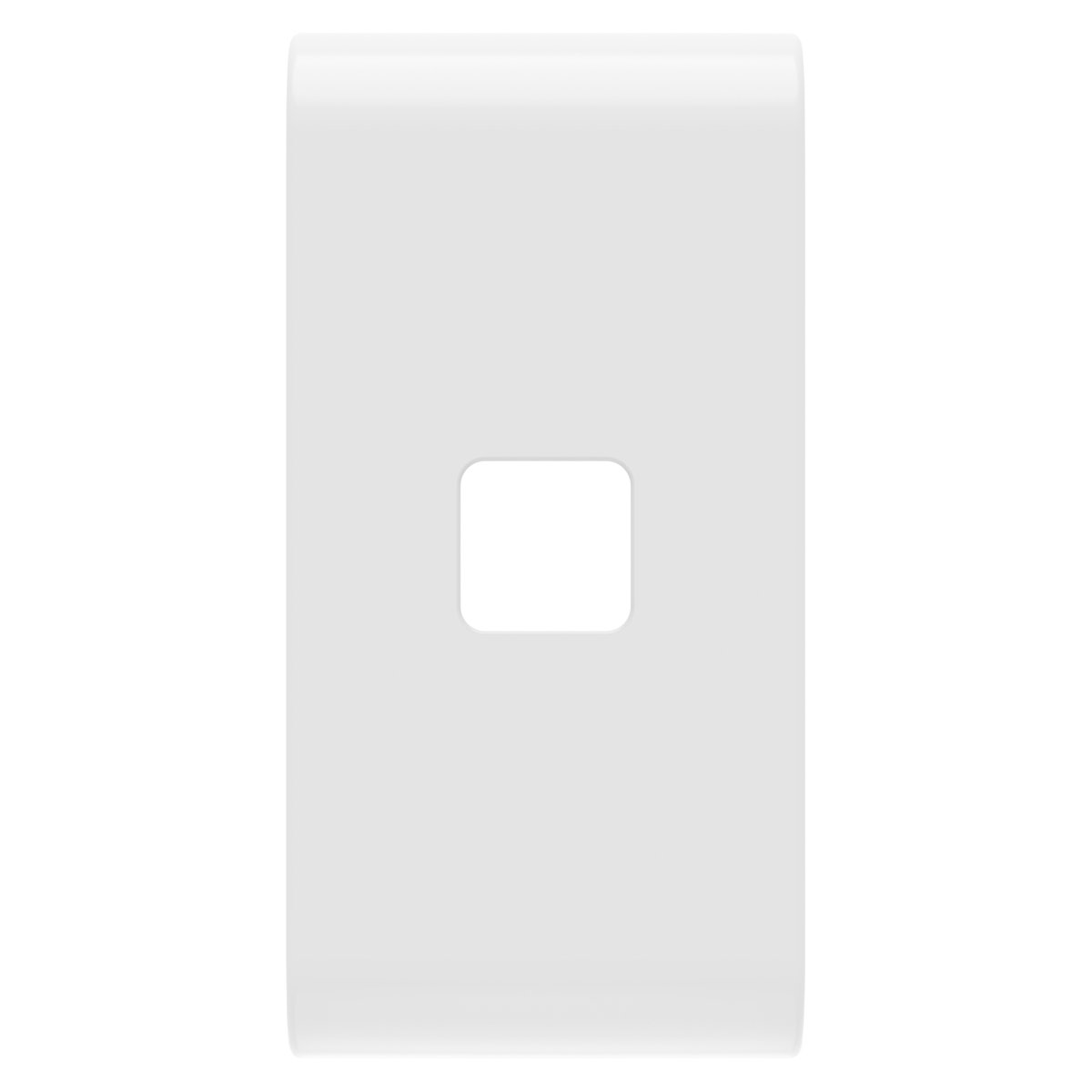TECLA INTERCAMBIABLE PARA MANDOS AXIALES - A COMPLETAR CON LENTE - 1 MÓDULO - BLANCO BRILLANTE - CHORUSMART