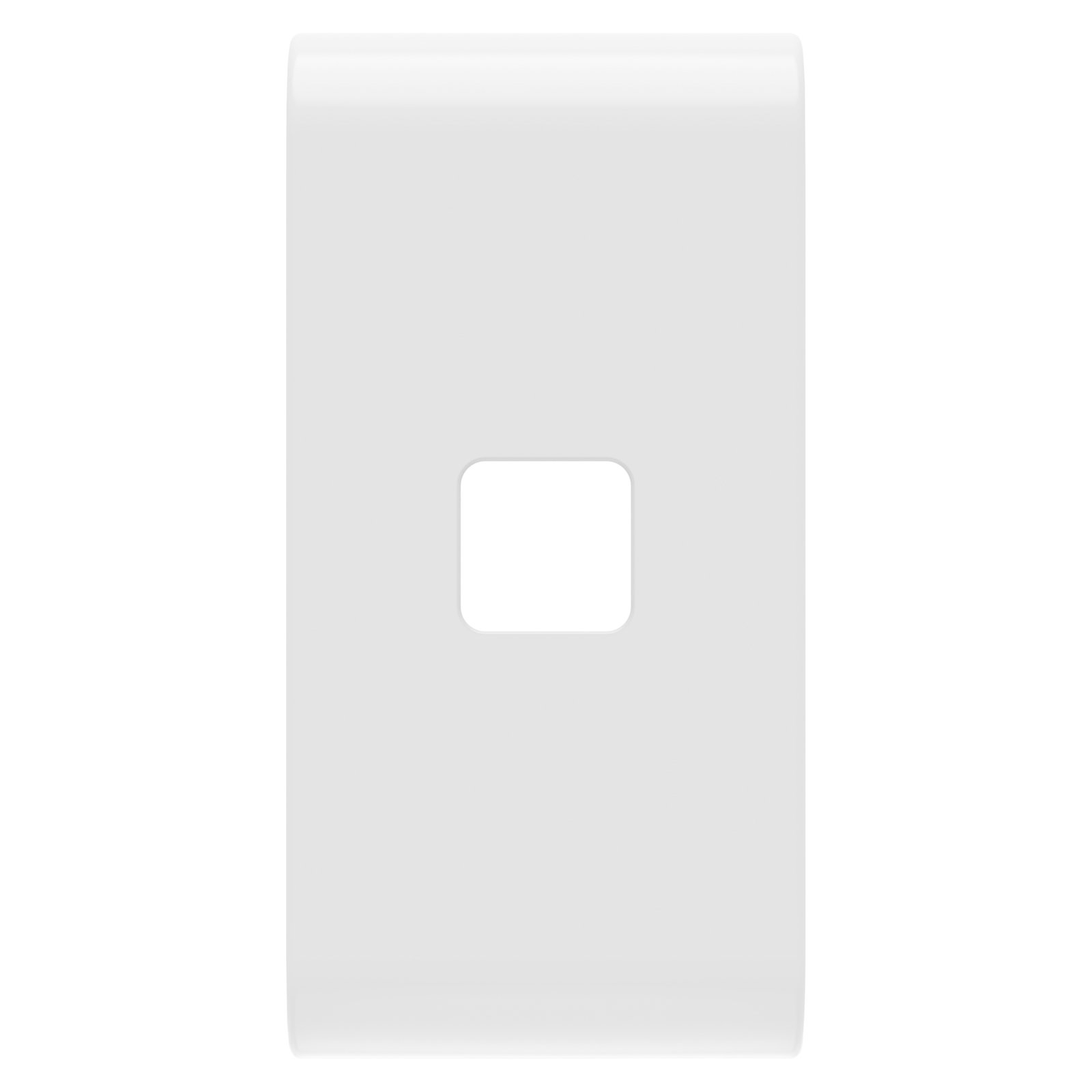 TECLA INTERCAMBIABLE PARA MANDOS AXIALES - A COMPLETAR CON LENTE - 1 MÓDULO - BLANCO BRILLANTE - CHORUSMART