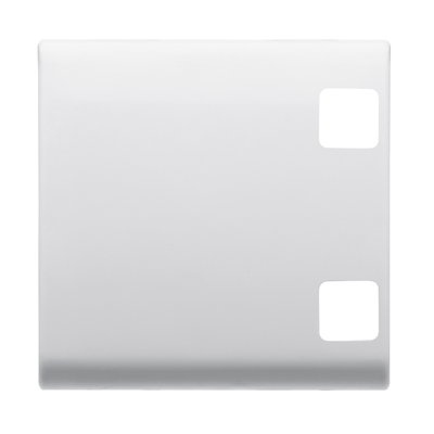 TECLAS INTERCAMBIABLES PARA PANEL DE PULSADORES - PARA COMPLETAR CON 2 LENTES - 2 MÓDULOS - BLANCO - CHORUSMART