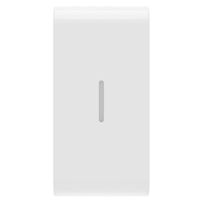 TECLA INTERCAMBIABLE PARA MANDOS AXIALES - CON DIFUSOR - 1 MÓDULO - BLANCO BRILLANTE - CHORUSMART