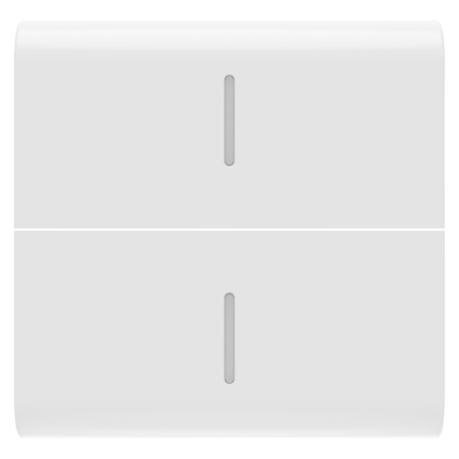 TECLA INTERCAMBIABLE PARA MANDOS AXIALES - CON 2 DIFUSORES - 2 MÓDULOS - BLANCO BRILLANTE - CHORUSMART