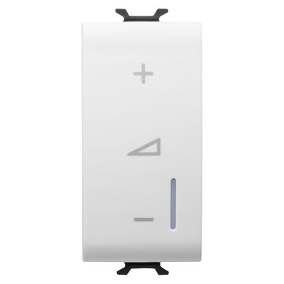 REGULADOR ELECTRÓNICO UNIVERSAL - PULSADOR - 230Vca 50/60Hz - 1 MÓDULO - BLANCO BRILLANTE - CHORUSMART