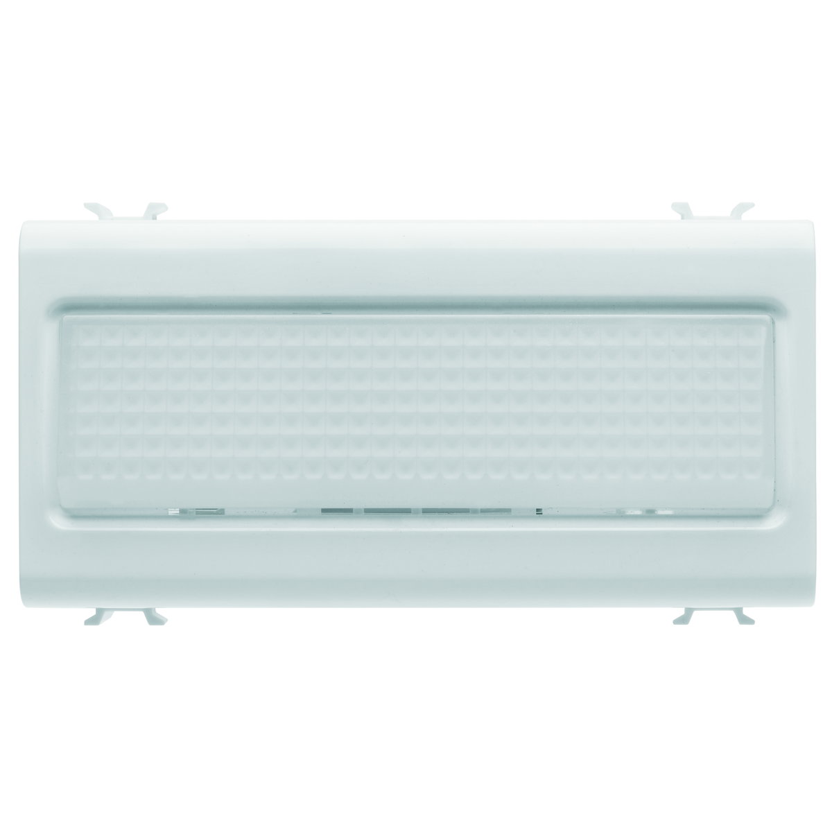 MARCADOR DE ACCESO - 12Vca/dc / 230Vca 50/60 Hz - OPAL - 4 MÓDULOS - BLANCO BRILLANTE - CHORUSMART