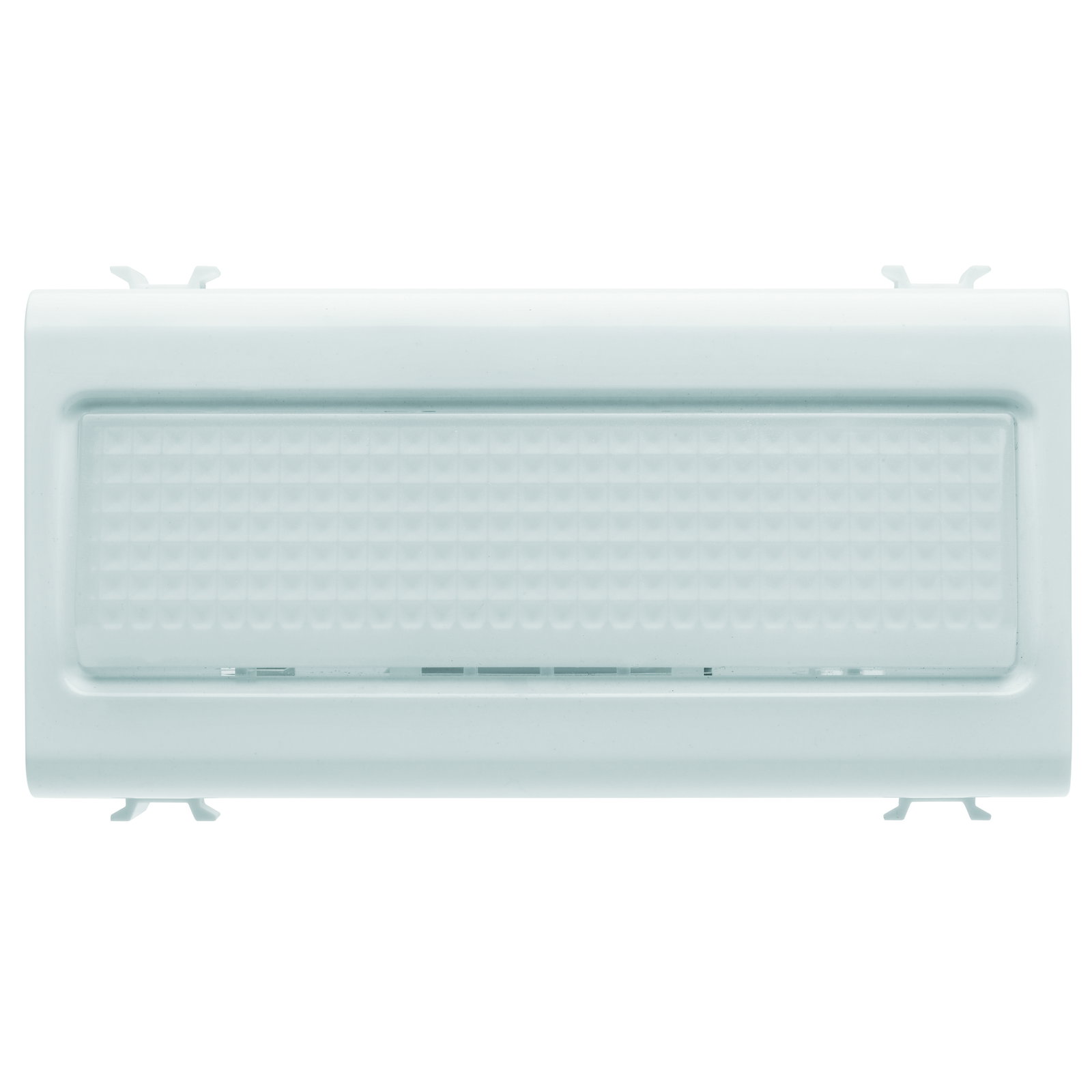 MARCADOR DE ACCESO - 12Vca/dc / 230Vca 50/60 Hz - OPAL - 4 MÓDULOS - BLANCO BRILLANTE - CHORUSMART