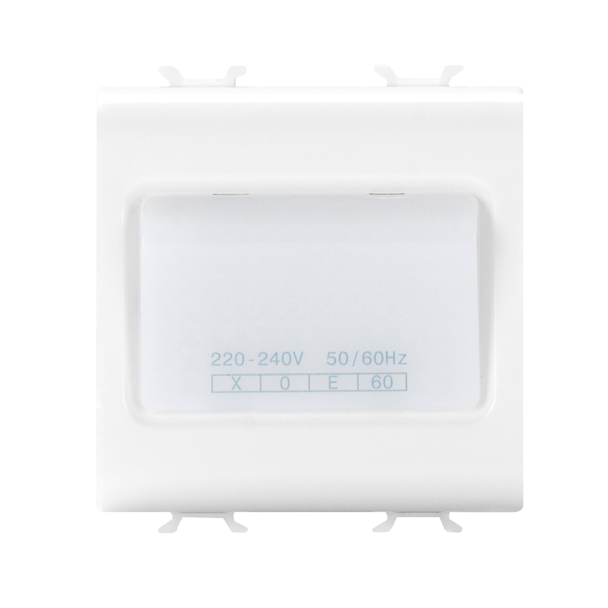 LÁMPARA AUTÓNOMA DE EMERGENCIA - 230Vca 50/60Hz 1h - 2 MÓDULOS - BLANCO BRILLANTE - CHORUSMART