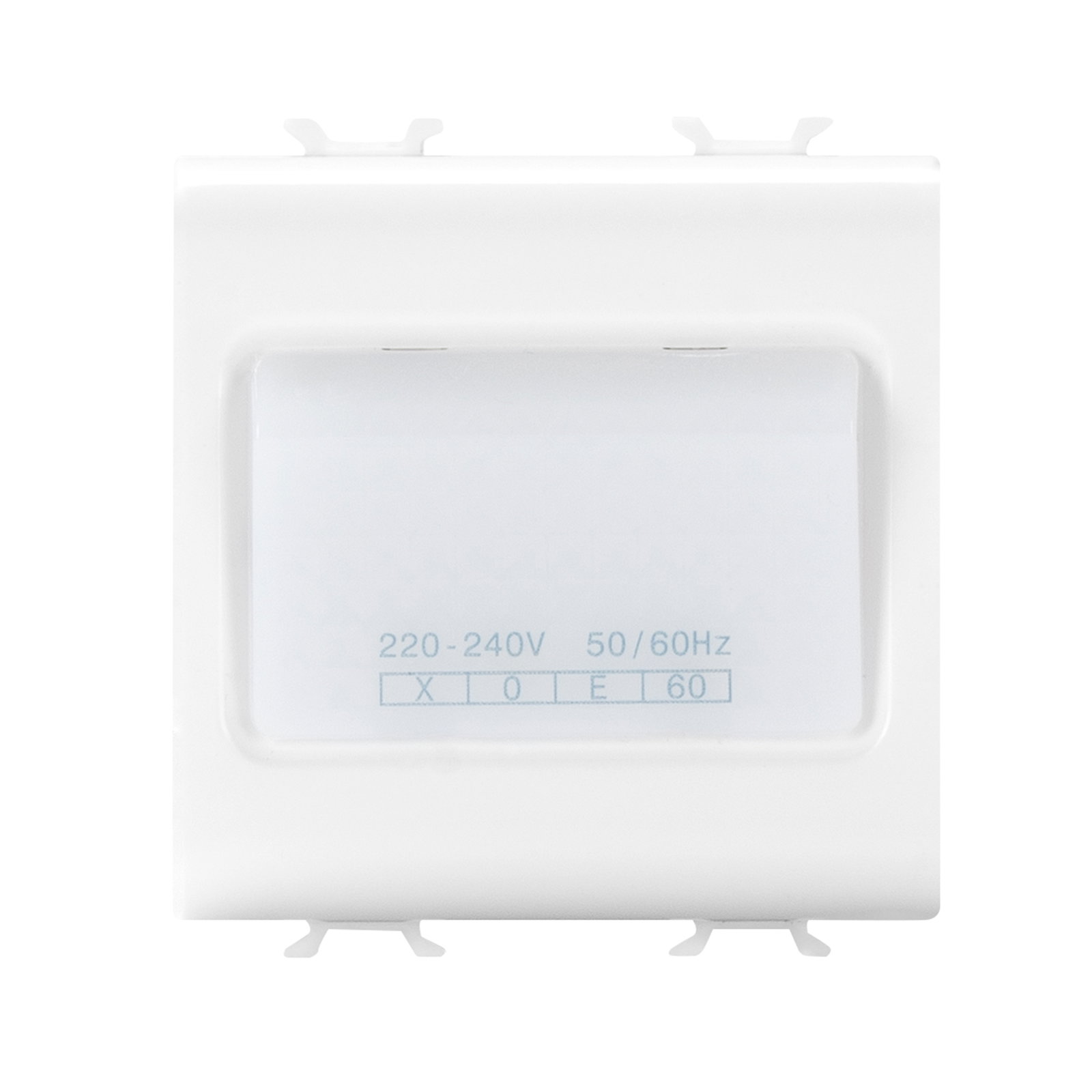 LÁMPARA AUTÓNOMA DE EMERGENCIA - 230Vca 50/60Hz 1h - 2 MÓDULOS - BLANCO BRILLANTE - CHORUSMART