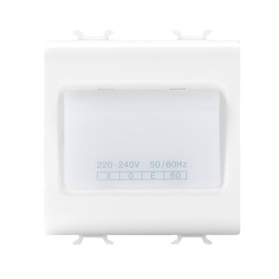 LÁMPARA AUTÓNOMA DE EMERGENCIA - 230Vca 50/60Hz 1h - 2 MÓDULOS - BLANCO BRILLANTE - CHORUSMART