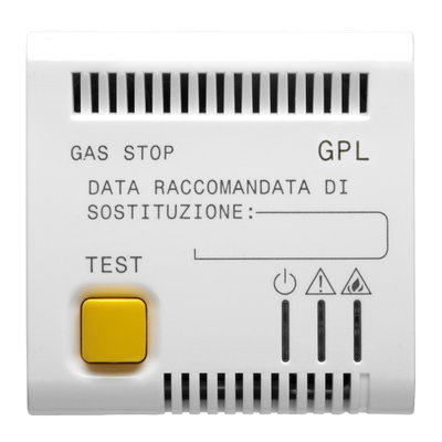 DETECTOR DE GLP - 12Vca/DC - 2 MÓDULOS - BLANCO BRILLANTE - CHORUSMART