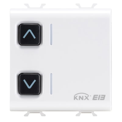 ACTUADOR PARA PERSIANAS ENROLLABLES - 1 CANAL - 6A - KNX - 2 MÓDULOS - BLANCO - CHORUSMART