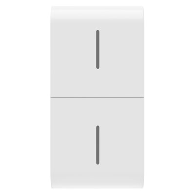 TECLA INTERCAMBIABLE PARA PANEL PULSADOR ECO CONNECTED - 1 MÓDULO - BLANCO BRILLANTE - CHORUSMART