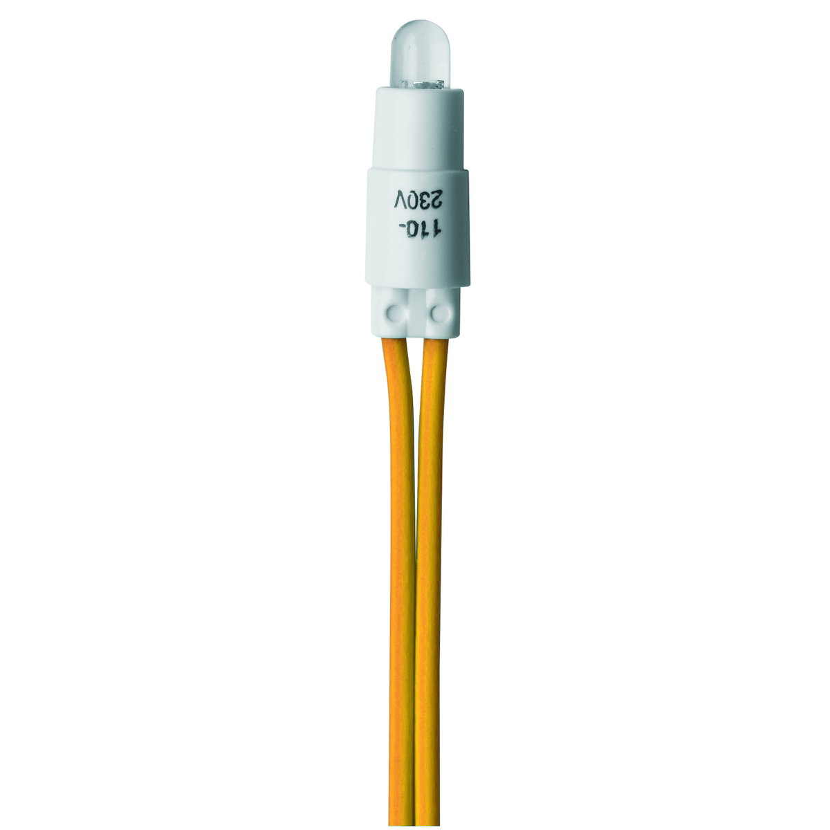 UNIDAD DE SEÑALIZACIÓN DE AMPOLLA CON LÁMPARA DE LED - 230Vca - 0,6W ÁMBAR
