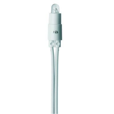 UNIDAD DE SEÑALIZACIÓN DE AMPOLLA CON LÁMPARA DE LED - 12/24 ac - 0,6W BLANCO