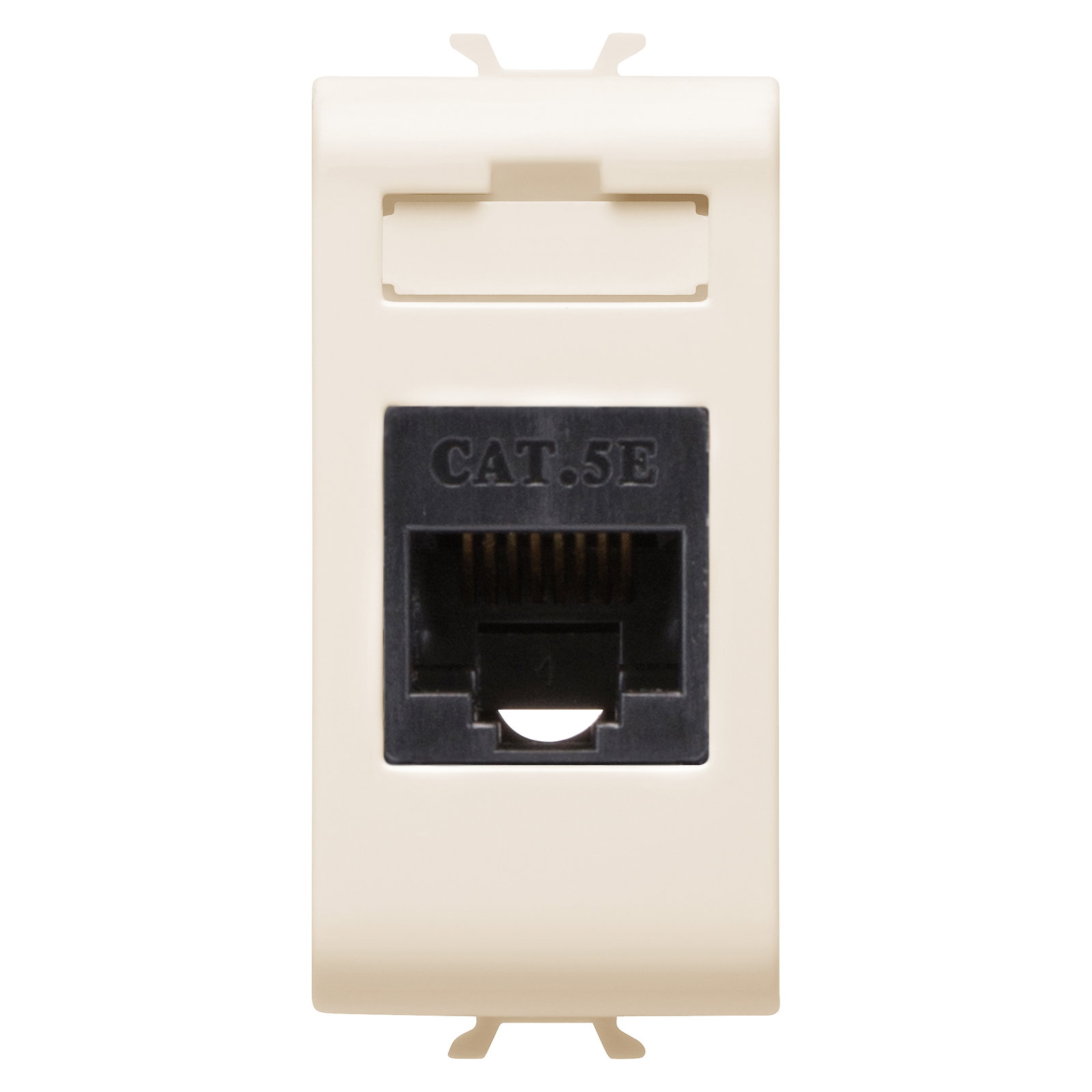 BASE RJ45 - CATEGORÍA 5e - UTP - 1 MÓDULO - CHORUSMART - MARFIL