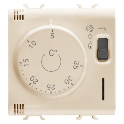 TERMOSTATO - 230Vca 50/60Hz - 2 MÓDULOS - MARFIL - CHORUSMART