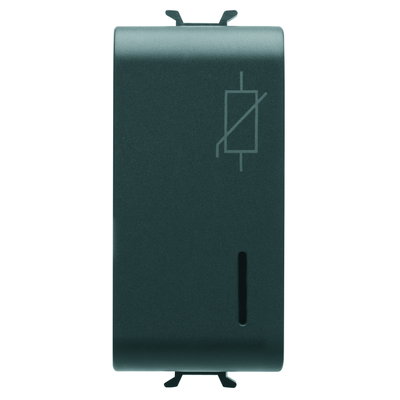 LIMITADOR DE SOBRETENSIÓN - 275Vca 50/60Hz - 1 MÓDULO - NEGRO SATINADO - CHORUSMART