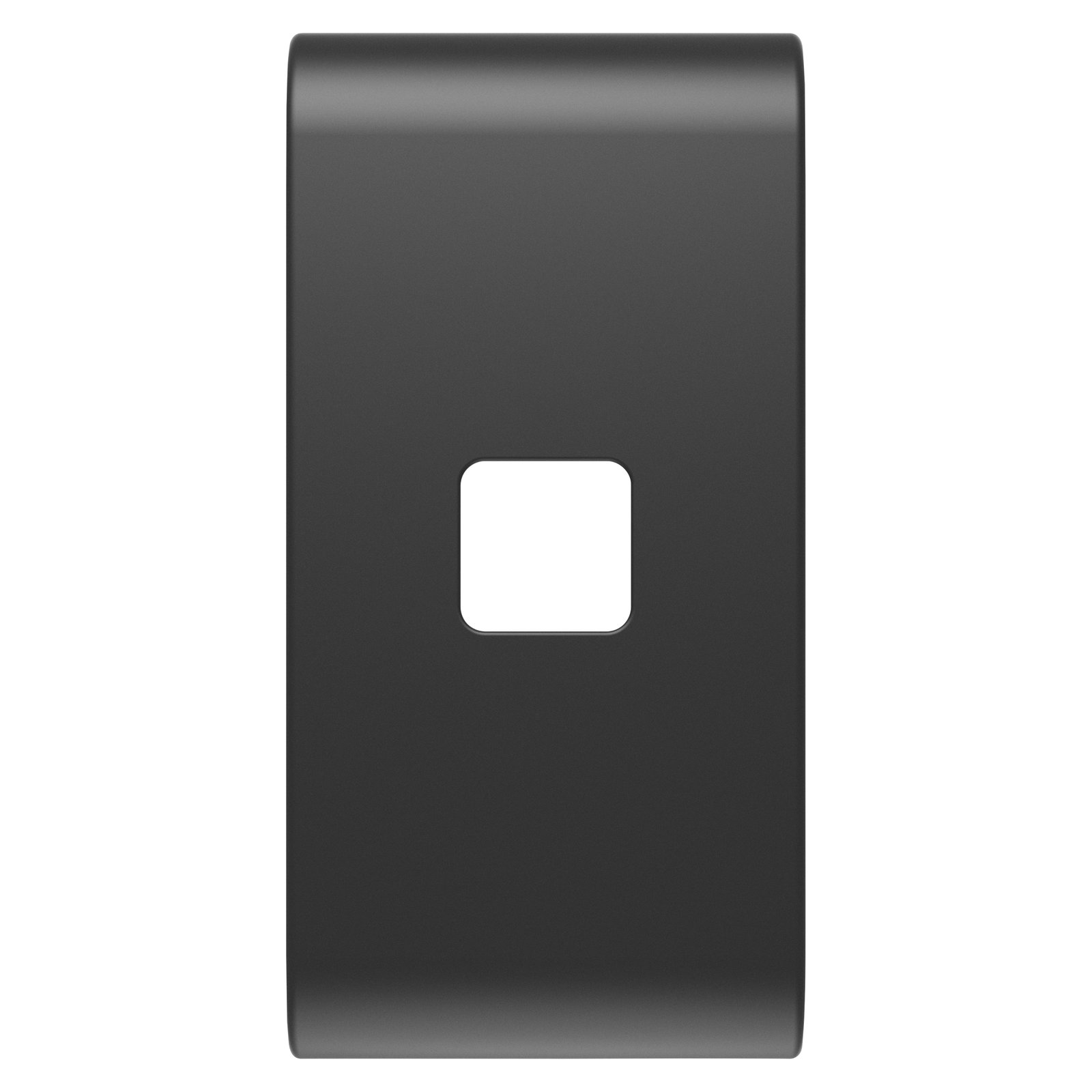 TECLA INTERCAMBIABLE PARA MANDOS AXIALES - A COMPLETAR CON LENTE - 1 MÓDULO - NEGRO SATINADO - CHORUSMART