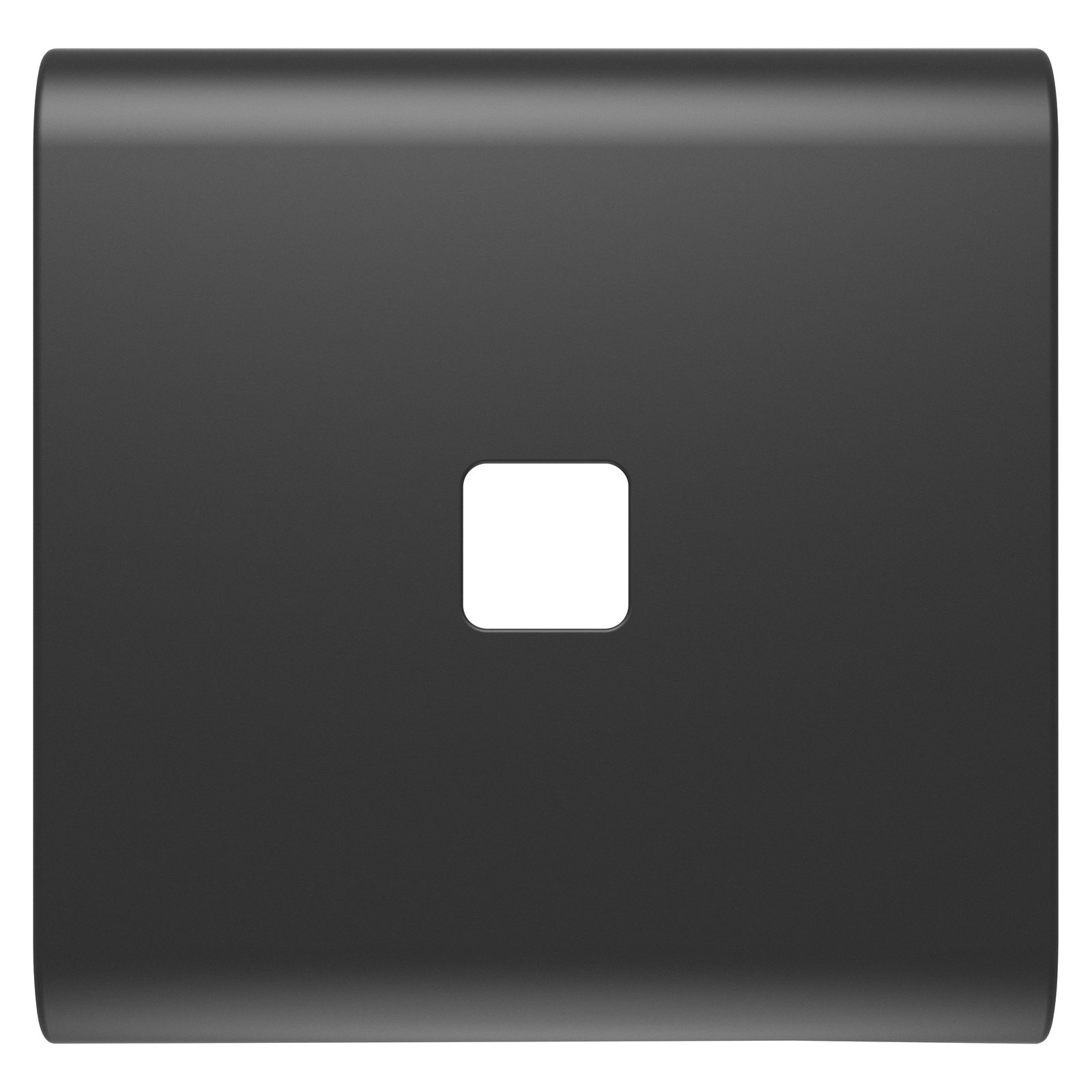 TECLA INTERCAMBIABLE PARA MANDOS AXIALES - A COMPLETAR CON LENTE - 2 MÓDULOS - NEGRO SATINADO - CHORUSMART