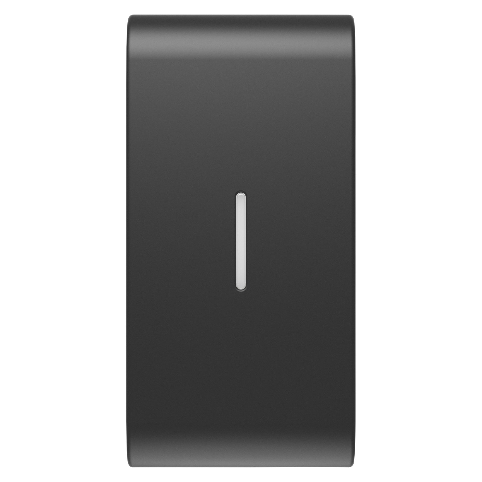 TECLA INTERCAMBIABLE PARA MANDOS AXIALES - CON DIFUSOR - 1 MÓDULO - NEGRO SATINADO - CHORUSMART