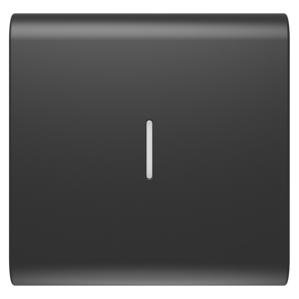 TECLA INTERCAMBIABLE PARA MANDOS AXIALES - CON DIFUSOR - 2 MÓDULOS - NEGRO SATINADO - CHORUSMART
