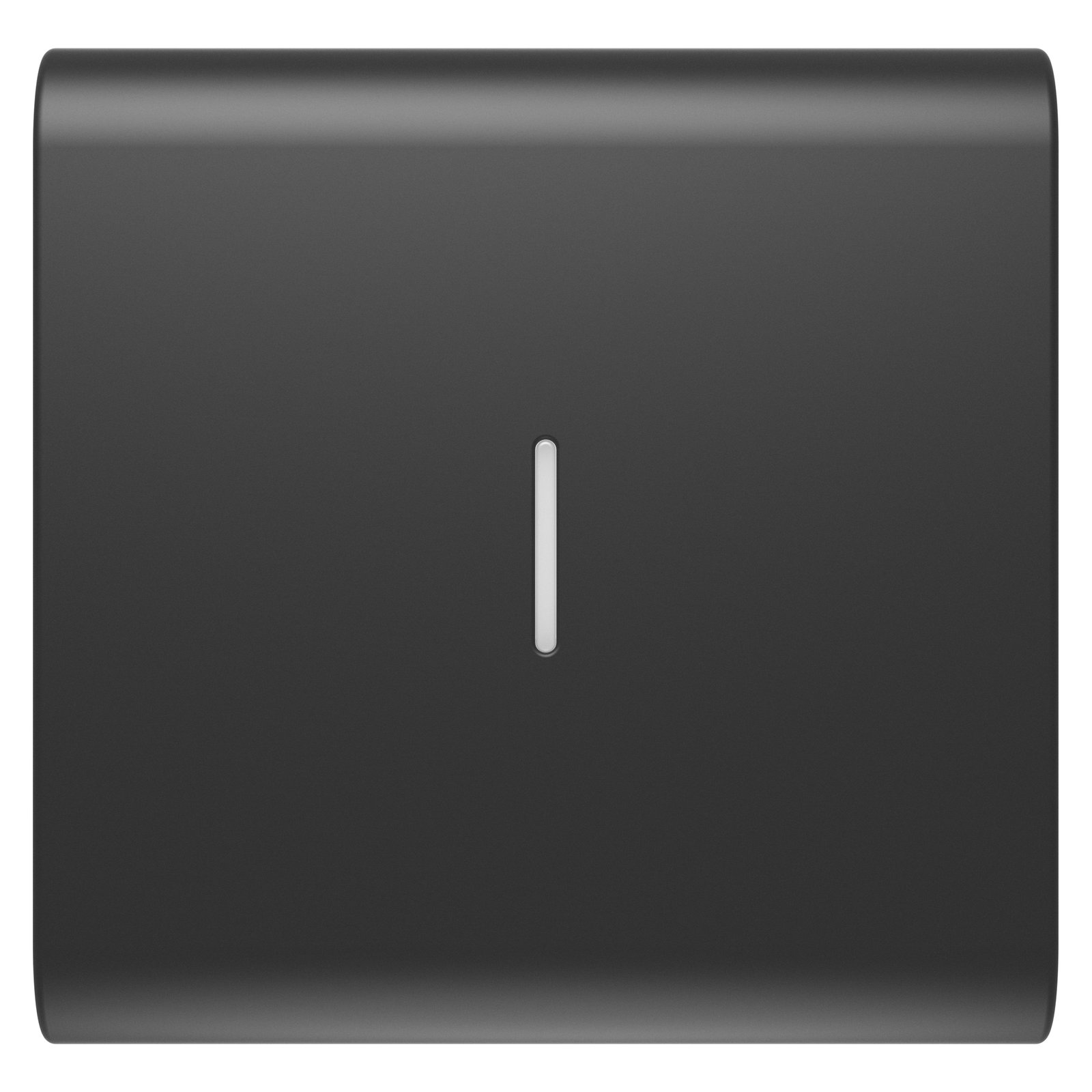 TECLA INTERCAMBIABLE PARA MANDOS AXIALES - CON DIFUSOR - 2 MÓDULOS - NEGRO SATINADO - CHORUSMART