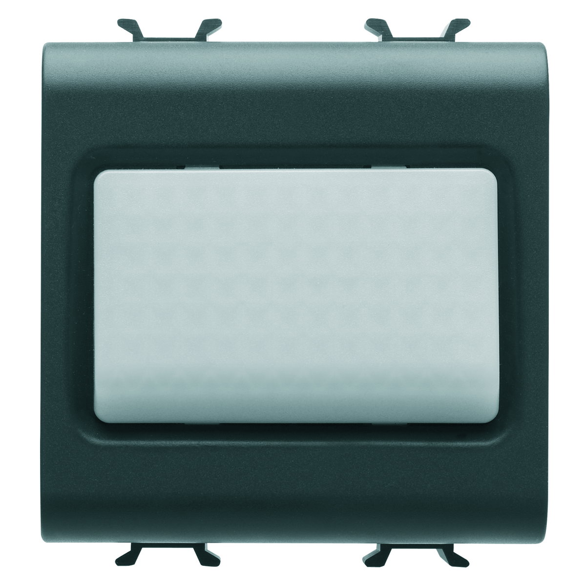 MARCADOR DE ACCESO - 12Vca/dc / 230Vca 50/60 Hz - OPAL - 2 MÓDULOS - NEGRO SATINADO - CHORUSMART