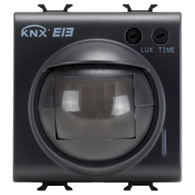 DETECTOR DE MOVIMIENTO IR CON CREPUSCULAR - KNX - 2 MÓDULOS - NEGRO - CHORUSMART
