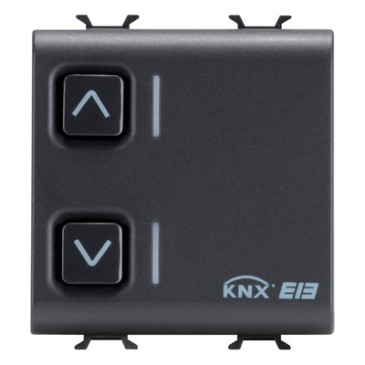 ACTUADOR PARA PERSIANAS ENROLLABLES - 1 CANAL - 6A - KNX - 2 MÓDULOS - NEGRO - CHORUSMART