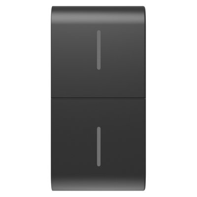 TECLA INTERCAMBIABLE PARA PANEL PULSADOR CONECTADO ECO - 1 MÓDULO - NEGRO SATINADO - CHORUSMART