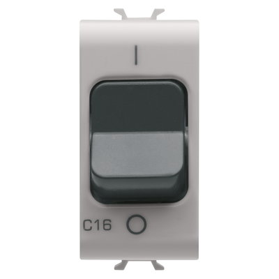 INTERRUPTOR AUTOMÁTICO MAGNETOTÉRMICO - CURVA C - 1P 16A 230Vca - 1 MÓDULO - BEIGE NATURAL SATINADO - CHORUSMART