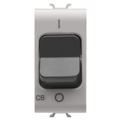 INTERRUPTOR MAGNETOTÉRMICO - CARACTERÍSTICA C - 1P+N 6A 230Vca - 1 MÓDULO - BEIGE NATURAL SATINADO - CHORUSMART