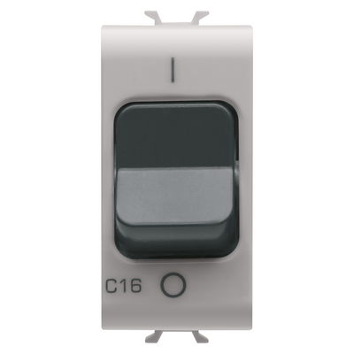 INTERRUPTOR MAGNETOTÉRMICO - CARACTERÍSTICA C - 1P+N 16A 230Vca - 1 MÓDULO - BEIGE NATURAL SATINADO - CHORUSMART
