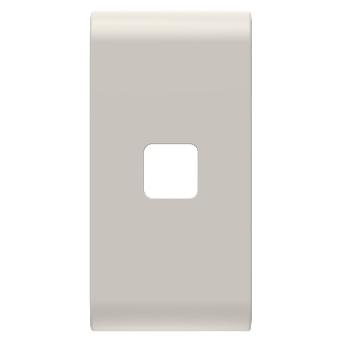 TECLA INTERCAMBIABLE PARA MANDOS AXIALES - A COMPLETAR CON LENTE - 1 MÓDULO - BEIGE NATURAL SATINADO - CHORUSMART