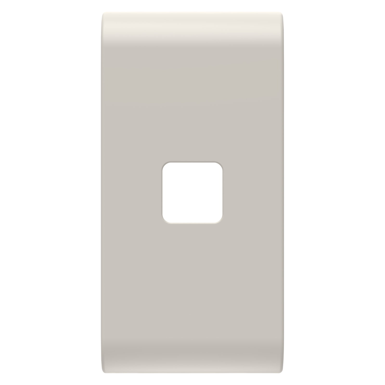 TECLA INTERCAMBIABLE PARA MANDOS AXIALES - A COMPLETAR CON LENTE - 1 MÓDULO - BEIGE NATURAL SATINADO - CHORUSMART