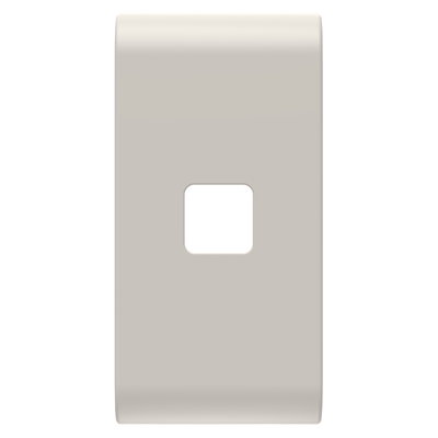 TECLA INTERCAMBIABLE PARA MANDOS AXIALES - A COMPLETAR CON LENTE - 1 MÓDULO - BEIGE NATURAL SATINADO - CHORUSMART