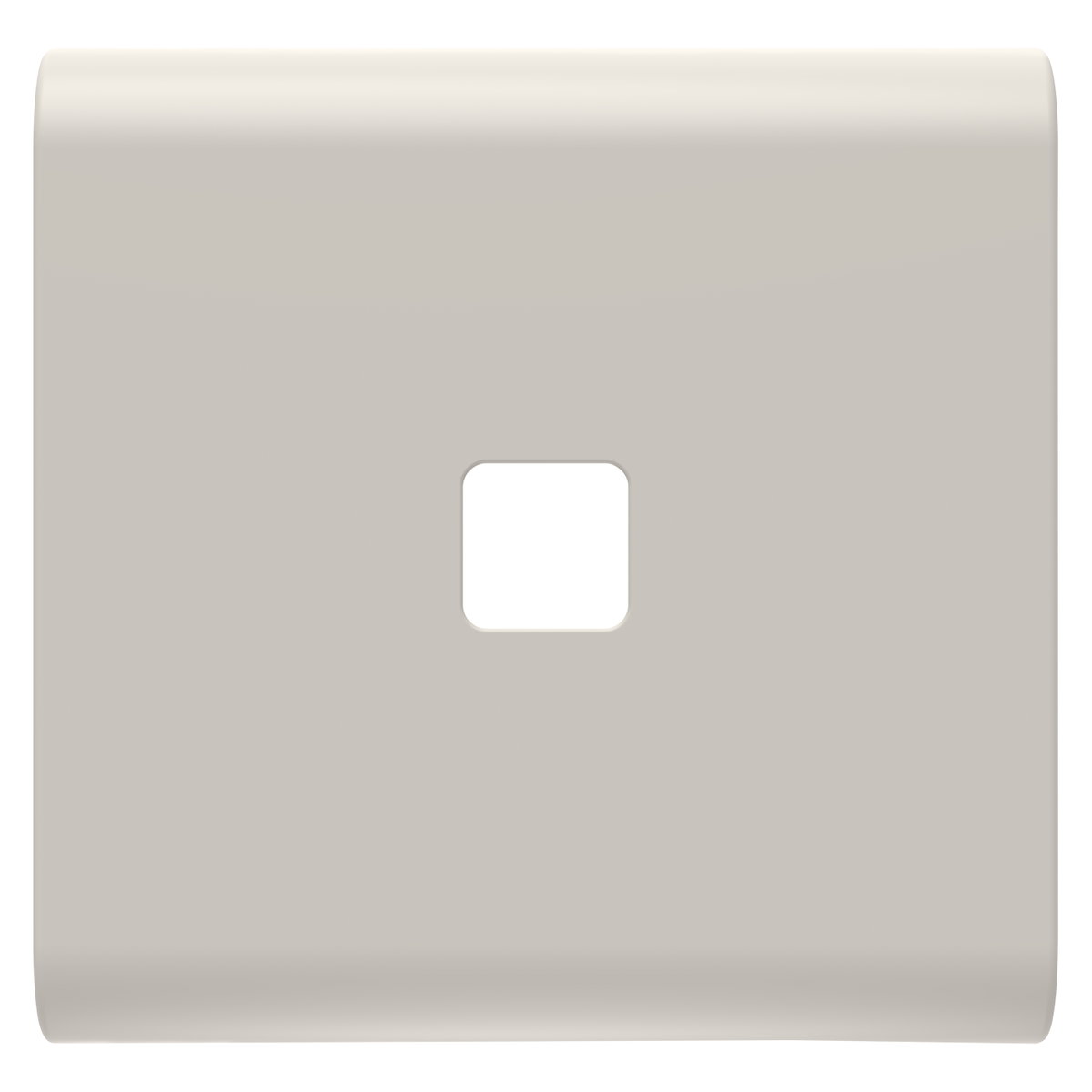 TECLA INTERCAMBIABLE PARA MANDOS AXIALES - A COMPLETAR CON LENTE - 2 MÓDULOS - BEIGE NATURAL SATINADO - CHORUSMART