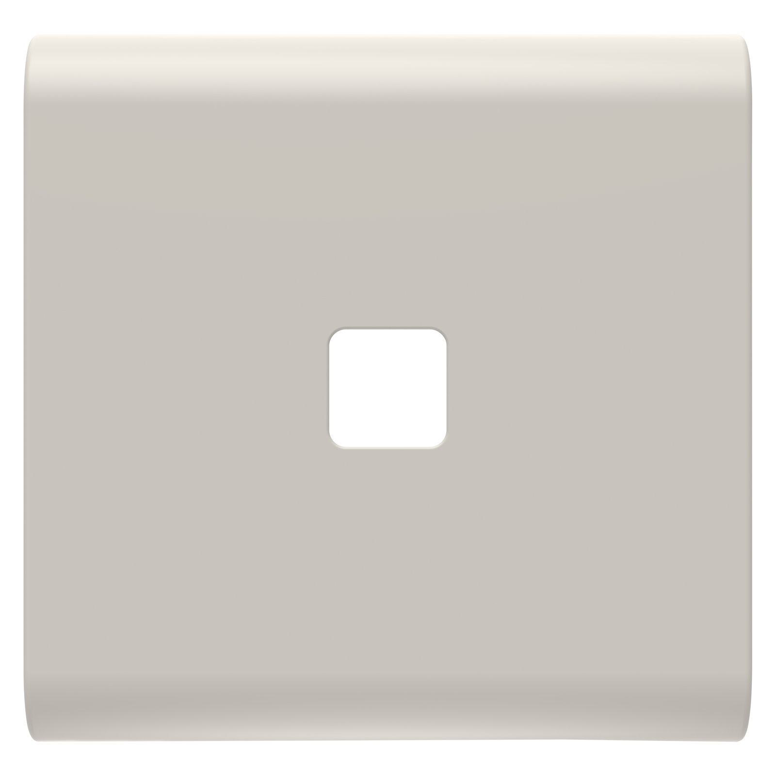 TECLA INTERCAMBIABLE PARA MANDOS AXIALES - A COMPLETAR CON LENTE - 2 MÓDULOS - BEIGE NATURAL SATINADO - CHORUSMART
